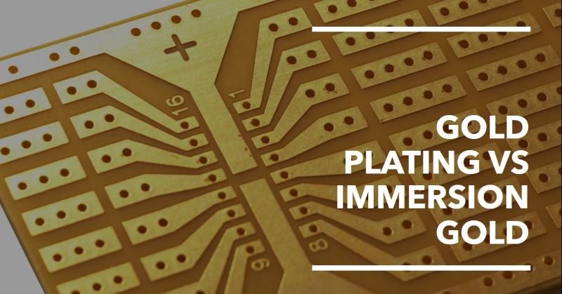Gold Plating vs Immersion Gold in PCBs