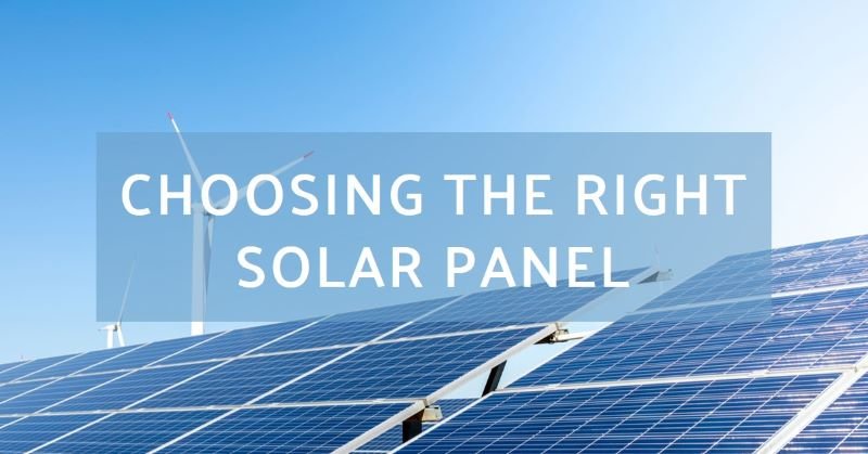 Different Types of Solar Panels