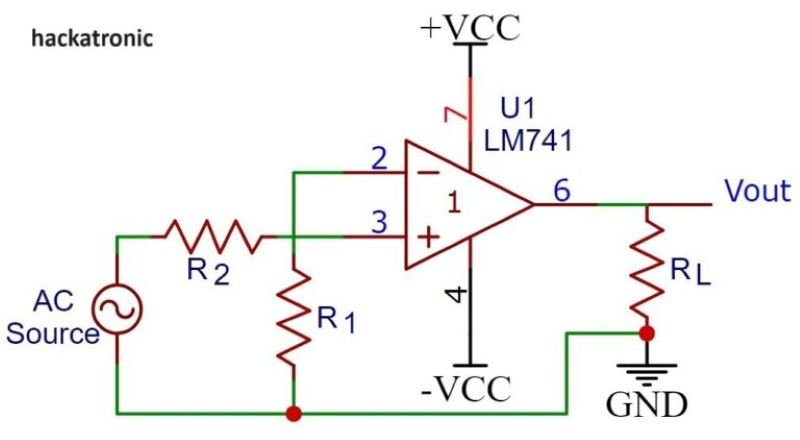 Circuit image of zero crossing detector