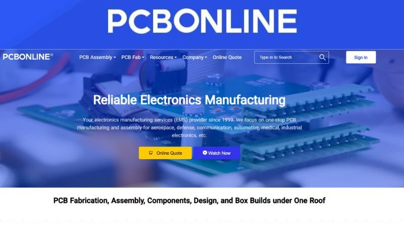 Get Started with PCBONLINE