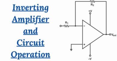 Inverting Amplifier and Circuit Operation