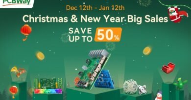 PCBWay Christmas & New Year Big Sales — Get Exclusive Coupons and Various Gifts