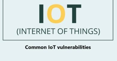 Common IoT vulnerabilities