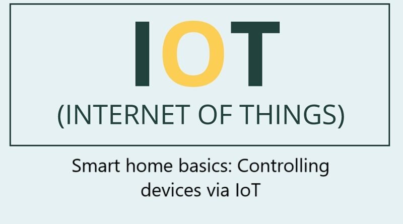 Smart home basics: Controlling devices via IoT