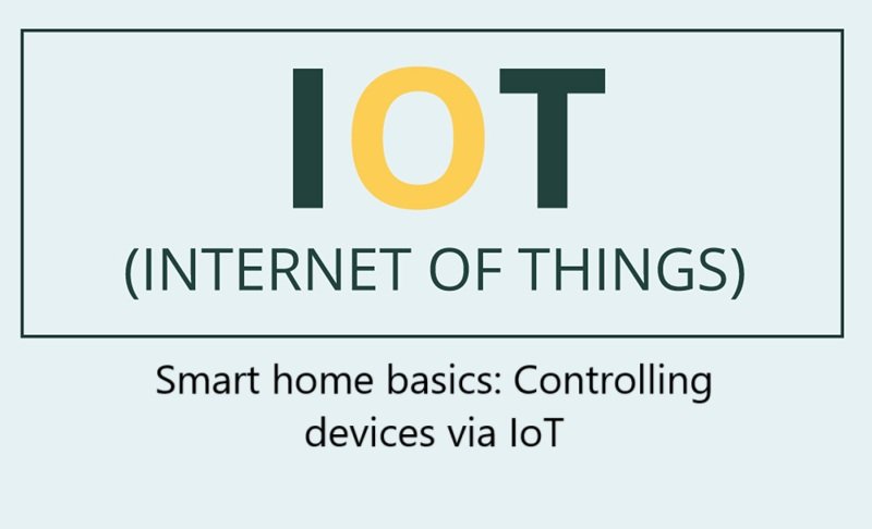 Smart home basics: Controlling devices via IoT