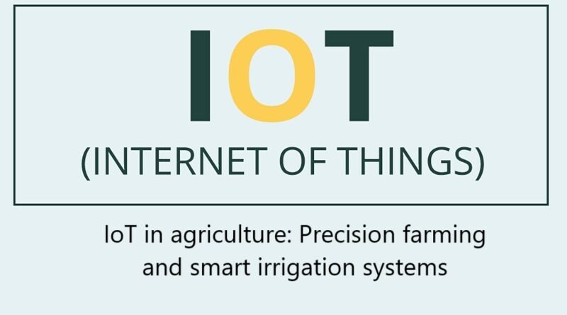 IoT in agriculture: Precision farming and smart irrigation systems