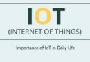Importance of IoT in Daily Life