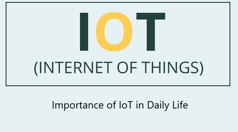 Importance of IoT in Daily Life