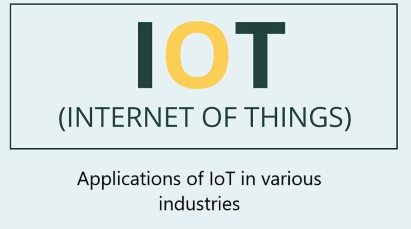 Applications of IoT in various industries