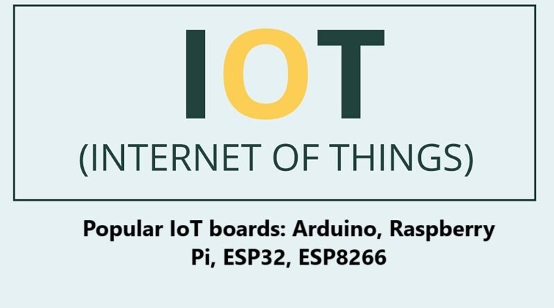 Popular IoT Boards: Arduino, Raspberry Pi, ESP32, and ESP8266
