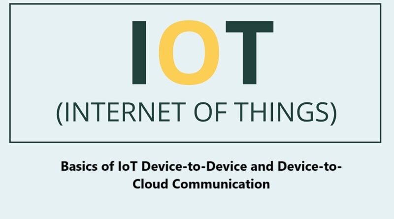 Basics of IoT Device-to-Device and Device-to-Cloud Communication