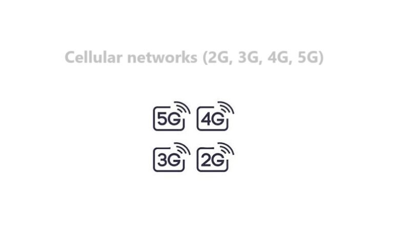 Cellular networks (3G, 4G, 5G)