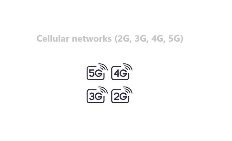 Cellular networks (3G, 4G, 5G)