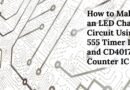 LED Chaser Circuit Using 555 Timer