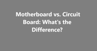 Motherboard vs. Circuit Board: What's the Difference?