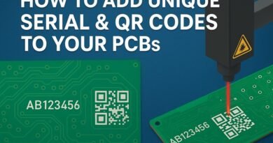How to Add Unique Serial and QR Codes to Your PCBs with Laser Engraving
