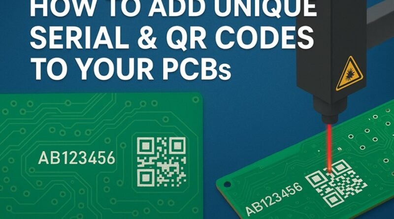 How to Add Unique Serial and QR Codes to Your PCBs with Laser Engraving
