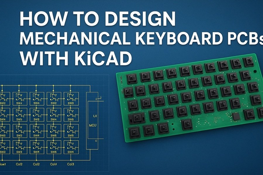 How to Design Mechanical Keyboard PCBs with KiCad: