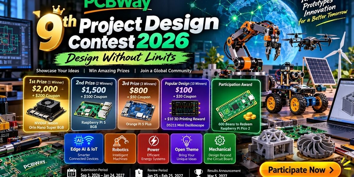 PCBWay 9th Project Design Contest 2026