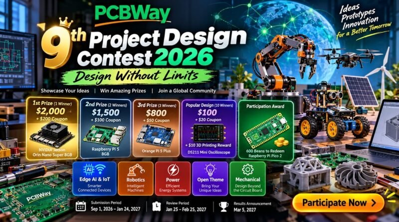 PCBWay 9th Project Design Contest 2026